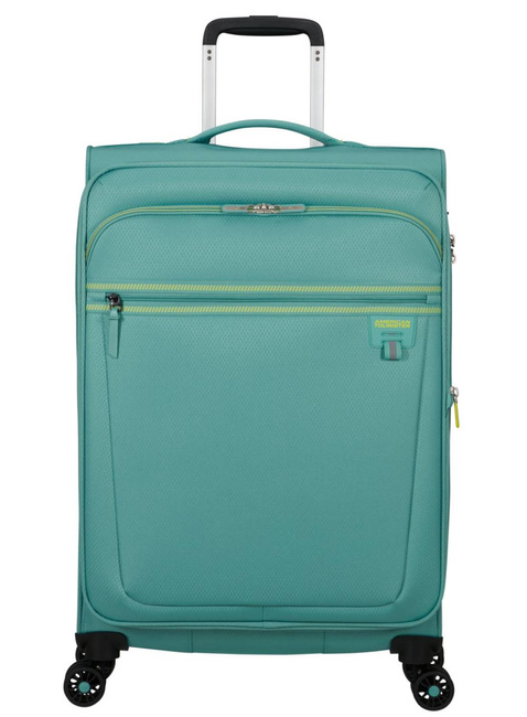 Walizka średnia American Tourister AeroSpin EXP - dusty turquoise