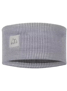 Opaska na głowę Buff CrossKnit Headband - solid light grey