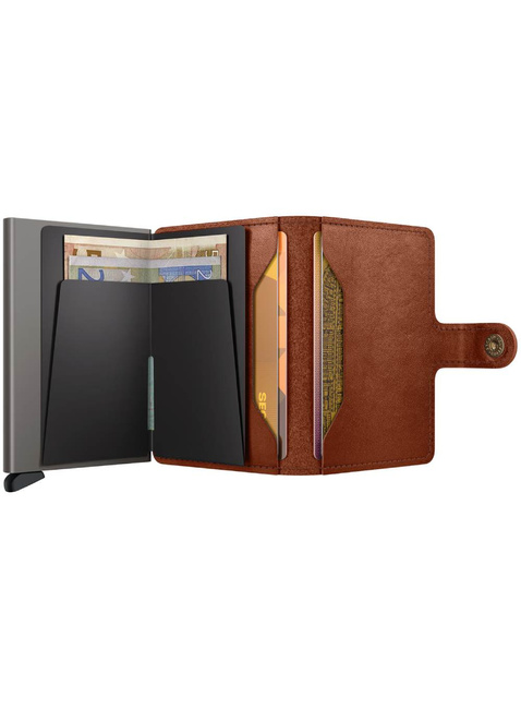 Portfel kieszonkowy RFID Secrid Miniwallet Texano - saddle