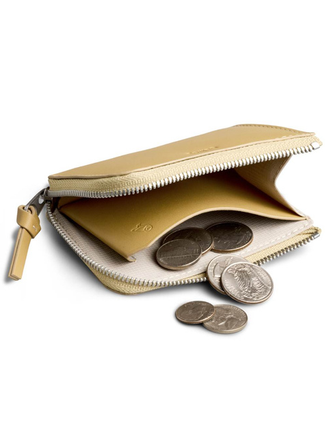 Skórzany portfel kieszonkowy Bellroy L-Pocket - mustard