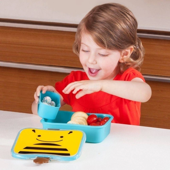 Lunchbox na kanapki Skip Hop Zoo Little Kid Lunch Kit - bee