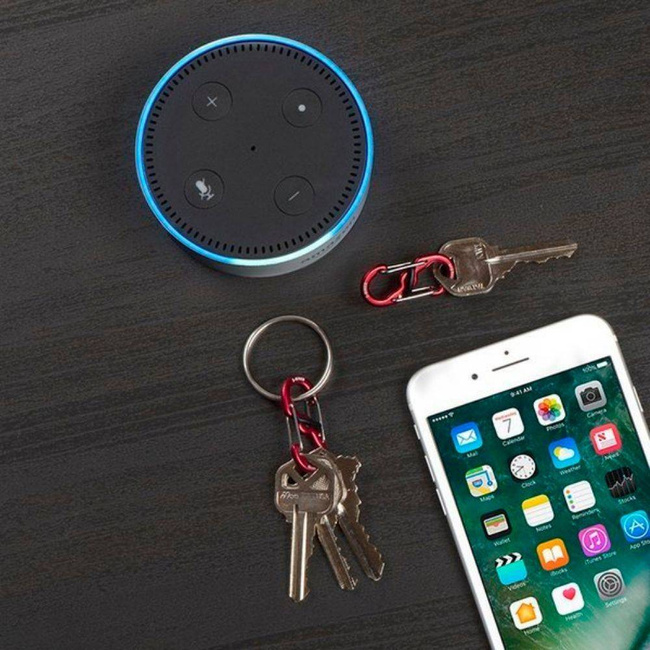 Karabinek S-Biner® MicroLock® Aluminum Nity Ize 2 szt. - blue