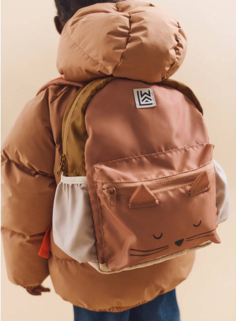 Plecak dziecięcy Liewood Andreas Cat Backpack - tuscany rose multi mix
