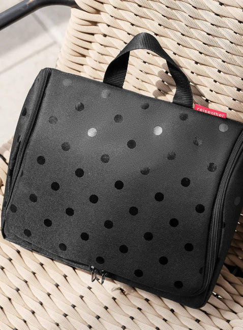 Kosmetyczka Reisenthel Toiletbag - glossy dots black
