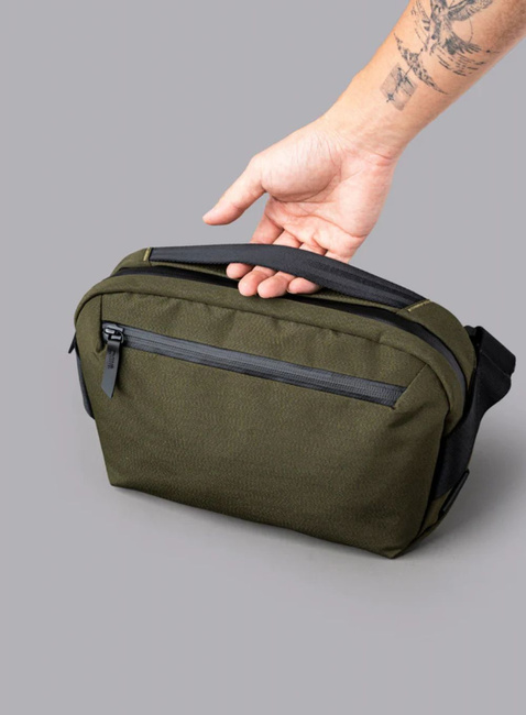 Torba na ramię crossbody Alpaka Go Sling Mini V2 Axoflux - army green