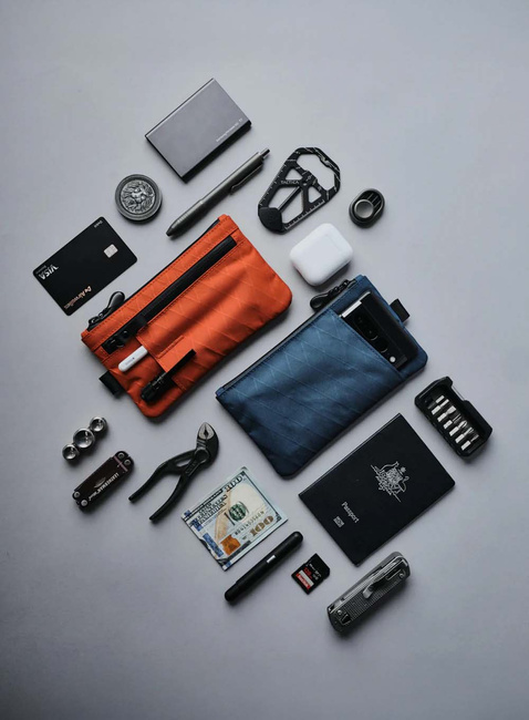 Organizer saszetka Alpaka Zip Clutch - ocean blue