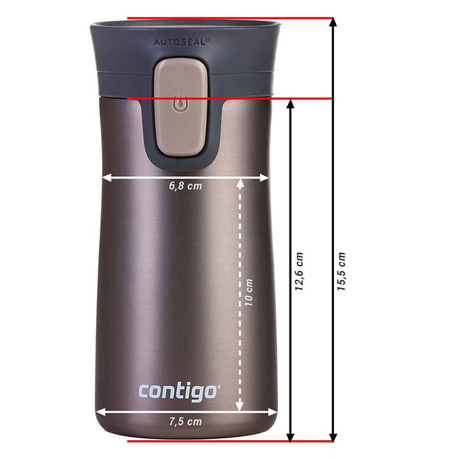Kubek termiczny Contigo Pinnacle 10 - stainless steel