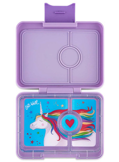 Śniadaniówka / lunchbox dziecięcy Yumbox Snack - lavender purple / magical unicorn