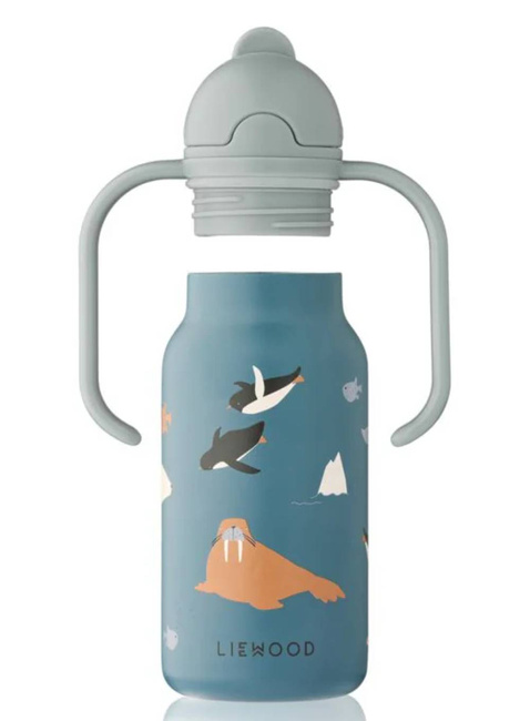 Butelka termiczna Liewood Kimmie Printed Bottle 250 ml - arctic sea / ocean view