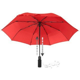 Parasol turystyczny Euroschirm Light Trek Automatic Flashlite - red