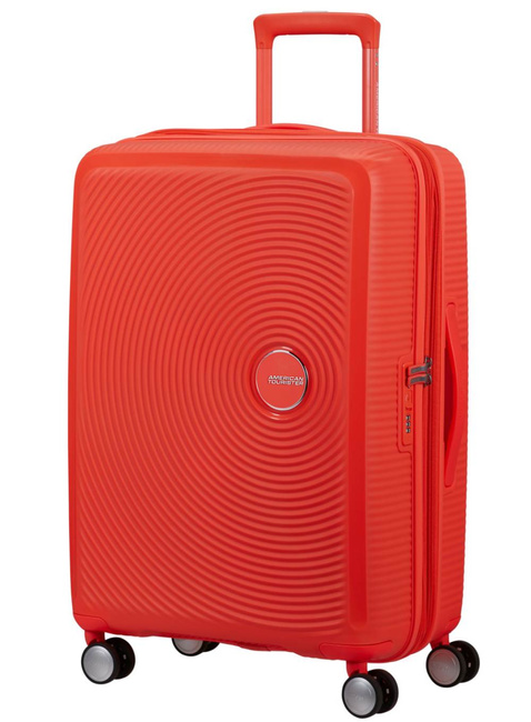 Walizka średnia American Tourister Soundbox EXP - neon orange