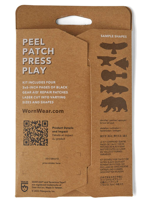 Zestaw naprawczy Patagonia Worn Wear™ Patch Kit - black