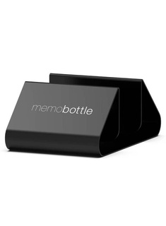 Stojak na butelkę Memobottle Desk Stand Stainless Steel - black