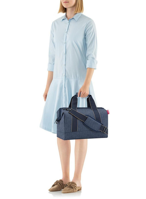 Torba podróżna Reisenthel Allrounder M - herringbone dark blue