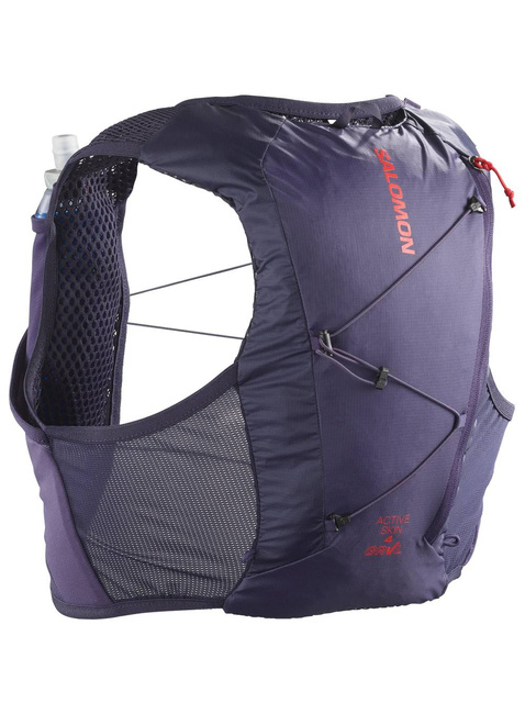 Kamizelka do biegania Salomon Active Skin 4 GRVL - maritime blue / astral aura / haute red