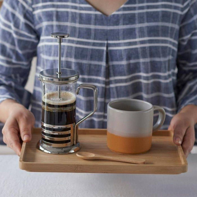 Taca bambusowa do serwowania prostokątna duża Bambu