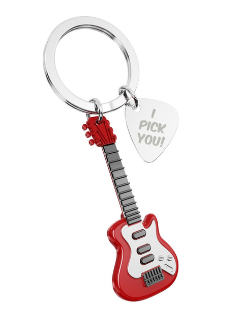 Brelok do kluczy torebki Metalmorphose - gitara i kostka