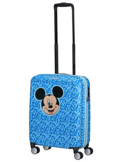 Walizka kabinowa American Tourister Funlight Disney - Mickey lenticular blue