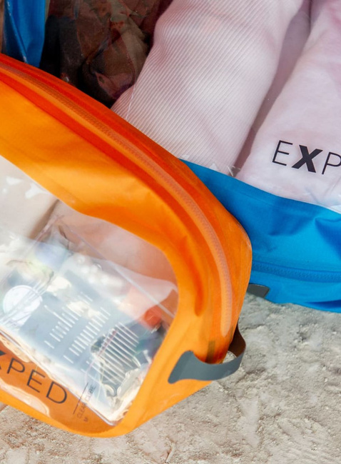 Organizer podróżny Exped Clear Cube L - cyan