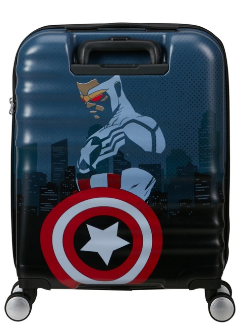 Walizka kabinowa American Tourister Wavebreaker Marvel - Captain America