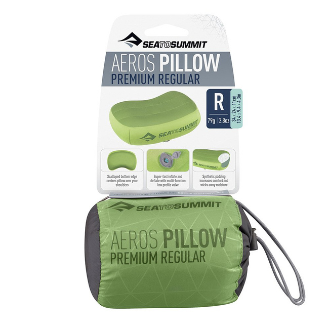 Poduszka Sea to Summit Aeros Premium Pillow Regular - lime