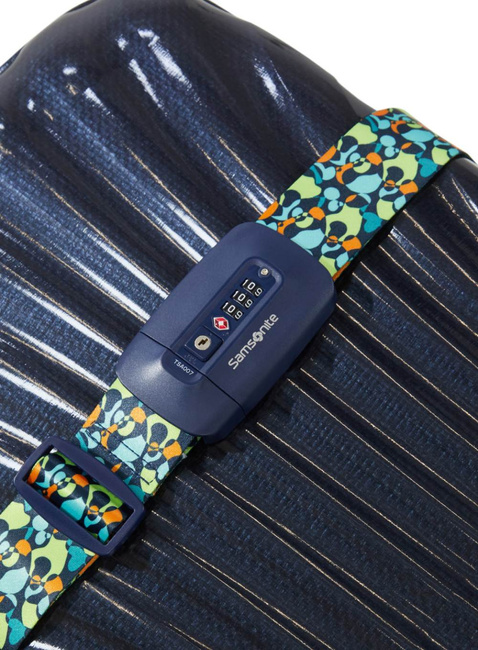 Pas do bagażu Samsonite Ta Revolution Luggage Strap TSA Lock - colorwave