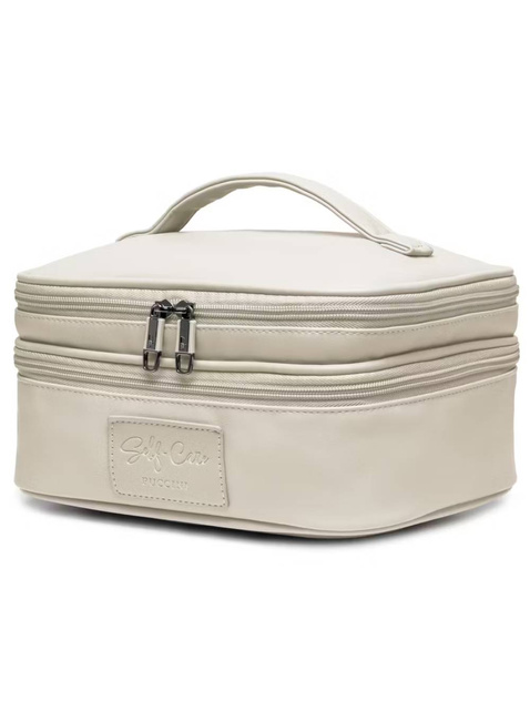 Kosmetyczka damska / kuferek Puccini Fashion - beżowy