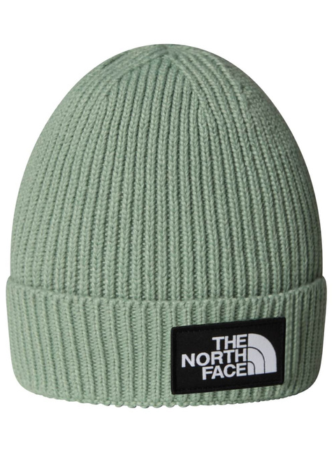 Czapka dziecięca The North Face Kids Logo Box Cuffed Beanie - slate moss