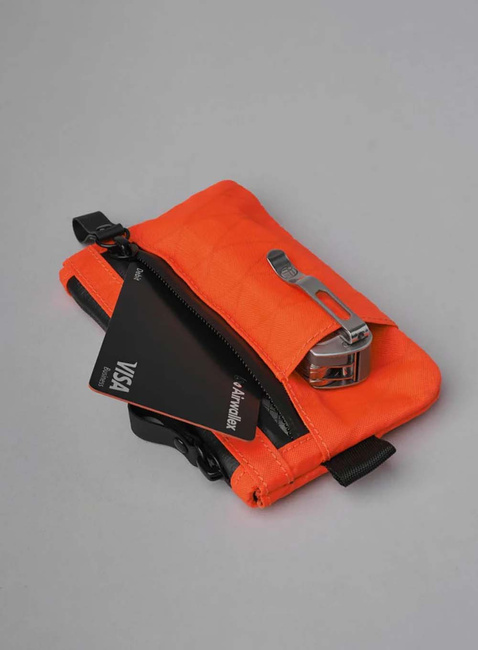 Portfel saszetka Alpaka Zip Cardholder - orange