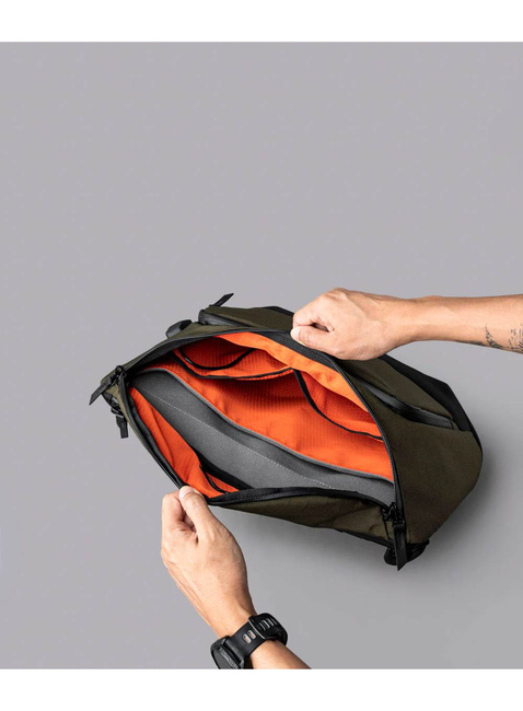 Torba crossbody Alpaka Bravo Sling Max V2 Axogrid - army green