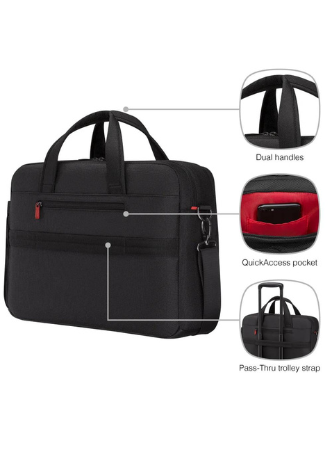Torba na laptopa Wenger Meteor Brief 16-17 - black