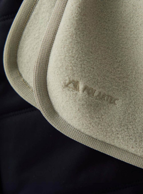 Szalik Snow Peak Water-Repellent Fleece Stole - light grey