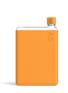 Wielorazowa butelka na wodę Memobottle Original A5 750 ml - mandarin