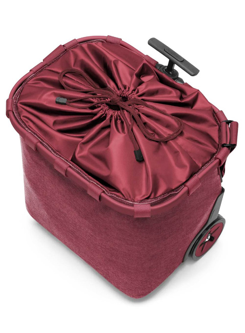 Wózek torba na zakupy Reisenthel Carrycruiser - twist maroon
