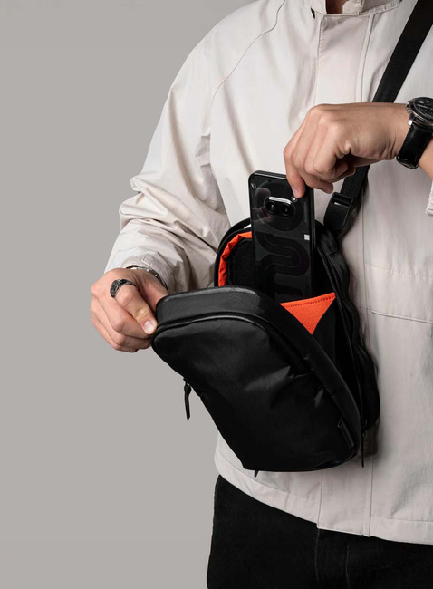 Torba crossbody Alpaka Metro Sling Max X-Pac® - black