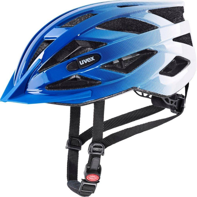 Kask rowerowy młodzieżowy UVEX Air Wing 52-57 cm - cobalt / white