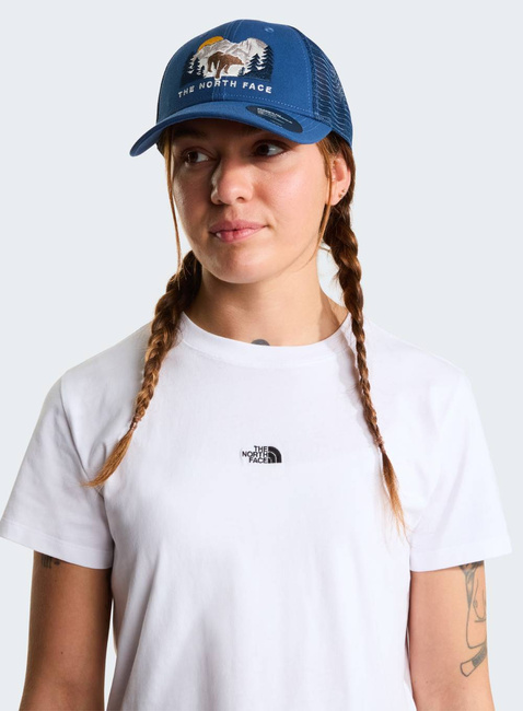 Czapka The North Face Embroidered Mudder Trucker - shady blue / bear graphic