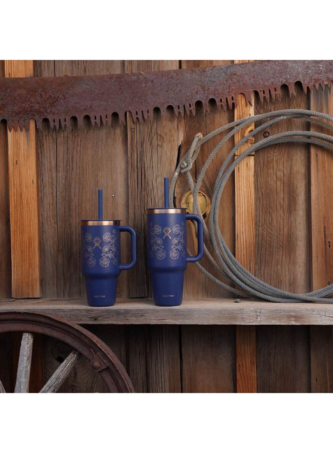 Kubek termiczny ze słomką Hydro Flask All Around™ Travel Tumbler 946 ml - western dark blue