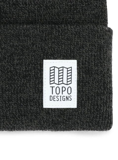 Czapka zimowa Topo Designs Work Cap - asphalt / black marl