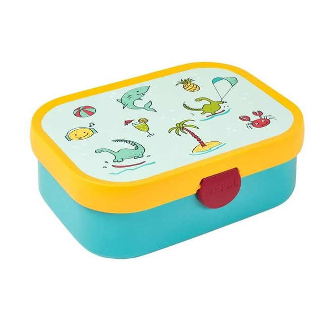 Zestaw dziecięcy bidon i lunchbox Campus Mepal - doodle dino