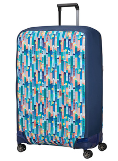 Pokrowiec na walizkę Samsonite Ta Revolution Foldable Luggage Cover XL - city print