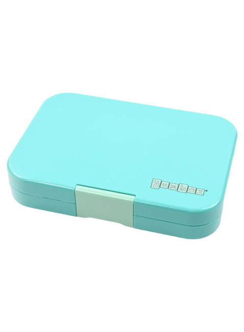 Lunchbox pojemnik na śniadanie XL Yumbox Tapas 4 - Antibes blue / rainbow