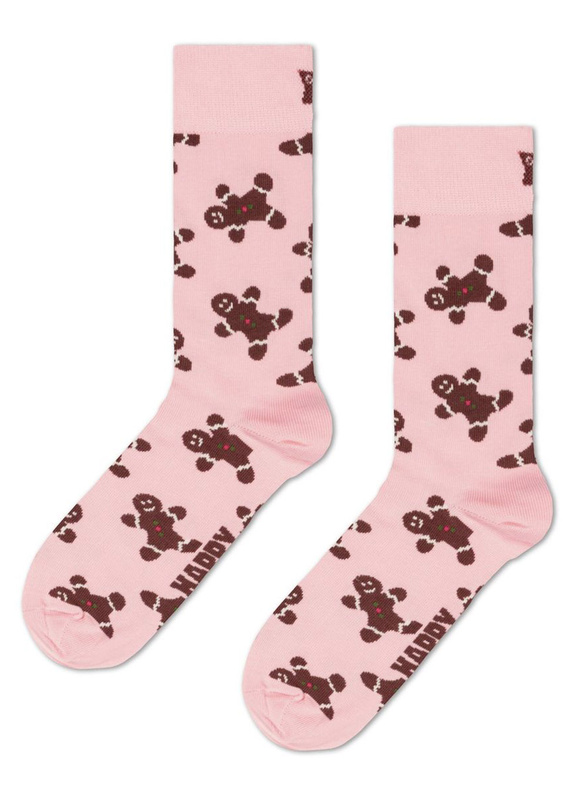 pink / gingerbread man