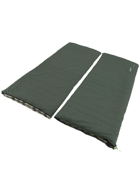Śpiwór dwuosobowy Outwell Camper Lux Double - forest green