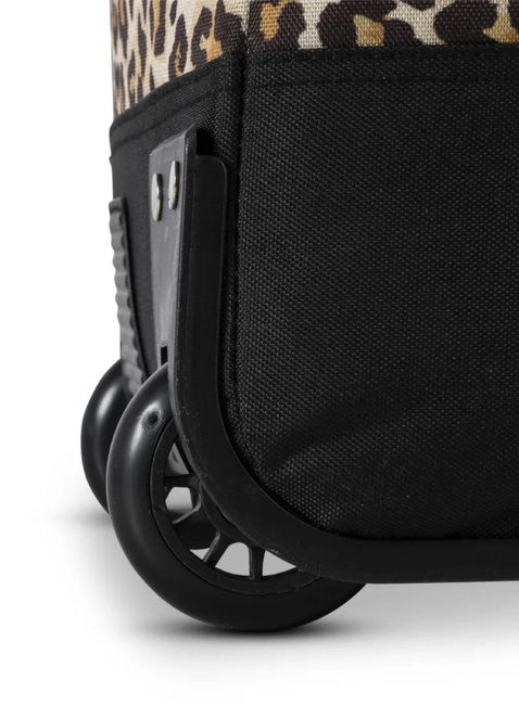 Torba na kółkach / wózek Punta Wheel Print - black / dark brown