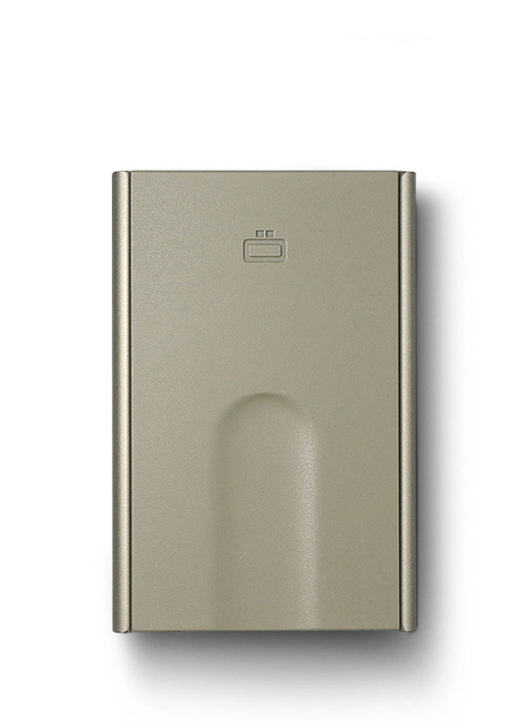 Kartownik aluminiowy RFID Ogon Design Slider - cactus green