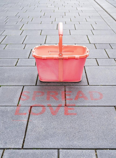 Koszyk na zakupy plażę Reisenthel Carrybag - mesh coral