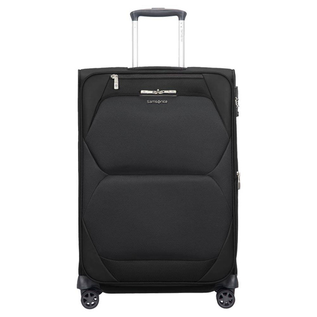 Walizka średnia poszerzana Samsonite Dynamore - black