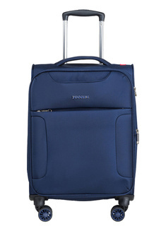 Walizka mała poszerzana Puccini Perugia - granatowy