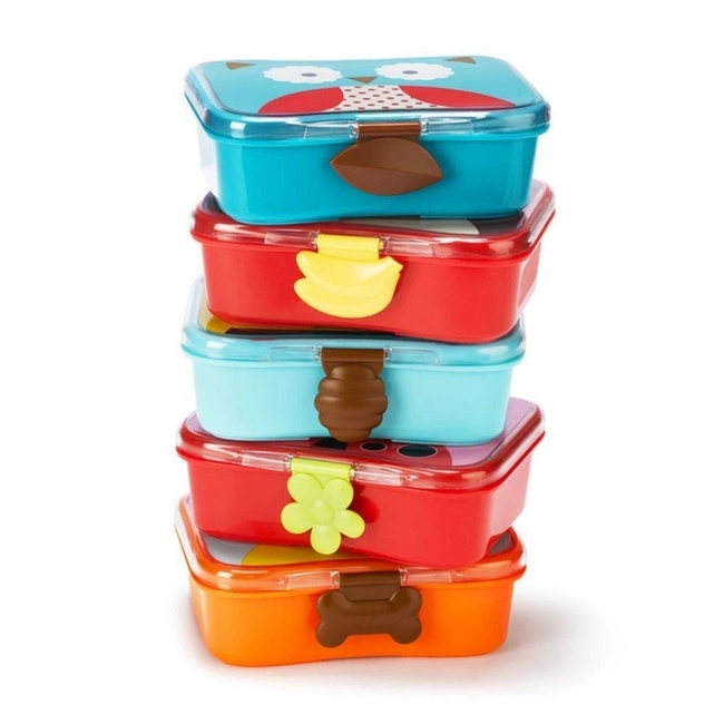 Lunchbox do szkoły Skip Hop Zoo Little Kid Lunch Kit - owl